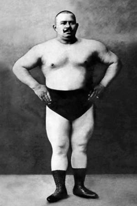 Bodybuilder in Hands on Hips Pose Poster Print by Vintage Muscle Men - Item # VARPDX379431