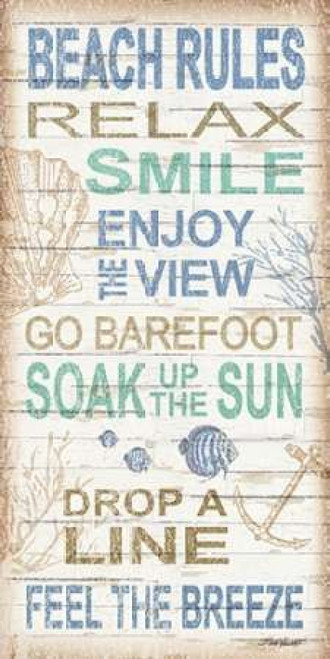 Beach Rules Poster Print by Todd Williams - Item # VARPDXTWM290