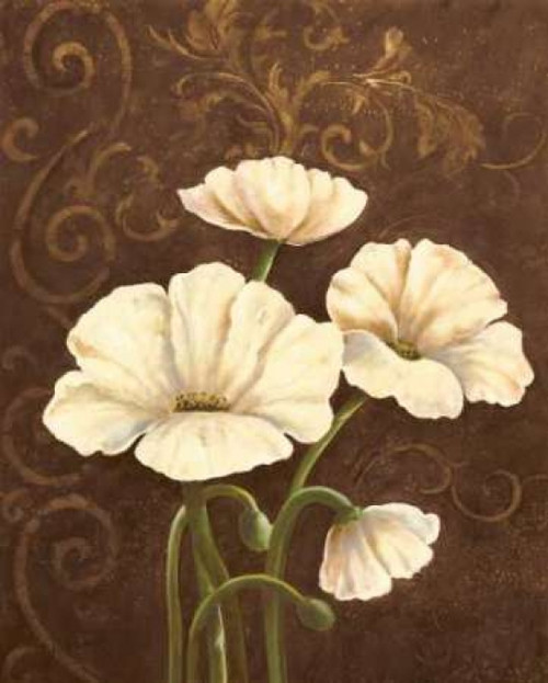 Moonlight Poppies II Poster Print by J. Adams - Item # VARPDXADM013