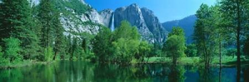 Yosemite Falls and Merced Poster Print by Alain Thomas - Item # VARPDXT471D