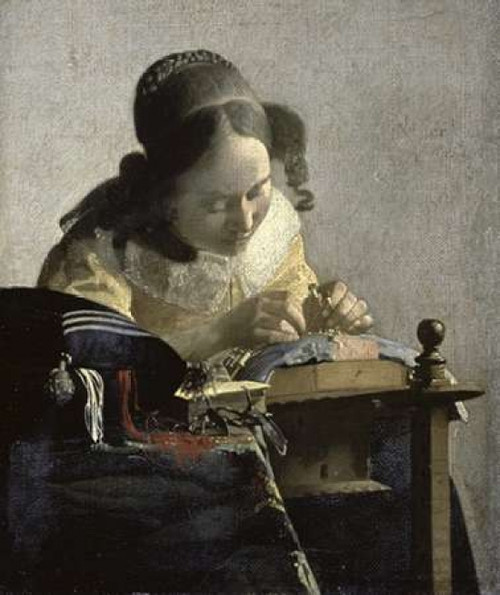 The Lacemaker Poster Print by  Johannes Vermeer - Item # VARPDX281422
