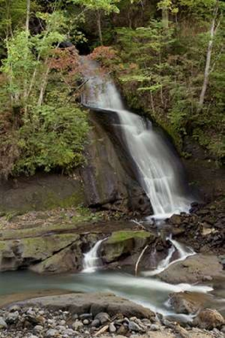 Hokkaido Waterfall - 6 Poster Print by Alan Blaustein