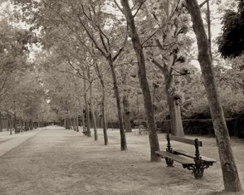 Banc de Jardin - 44 Poster Print by Alan Blaustein
