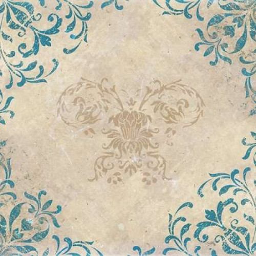 Teal Flourish I Poster Print by  Elizabeth Medley - Item # VARPDX9773