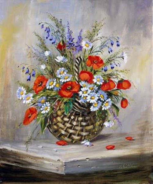 Blooming basket Poster Print by Katharina Schottler - Item # VARPDXKS071