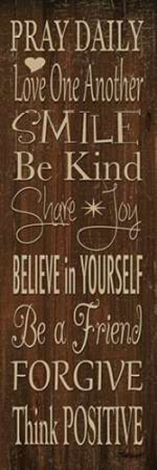 Words to Live By I Poster Print by Todd Williams - Item # VARPDXTWM291