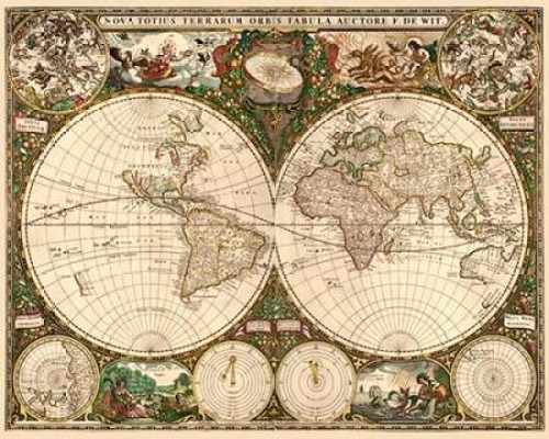 World Map Poster Print by  Frederick De Wit - Item # VARPDX379299