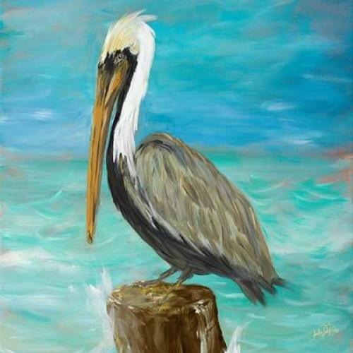 Pelicans on Post I Poster Print by Julie DeRice - Item # VARPDX9700A