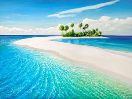 Isola tropicale Poster Print by  Adriano Galasso - Item # VARPDX3AD3488