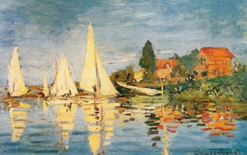 Sailboats At Argenteuil Poster Print by  Claude Monet - Item # VARPDX373828