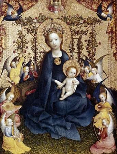 Madonna In The Rose Garden Poster Print by  Stefan Lochner - Item # VARPDX278247