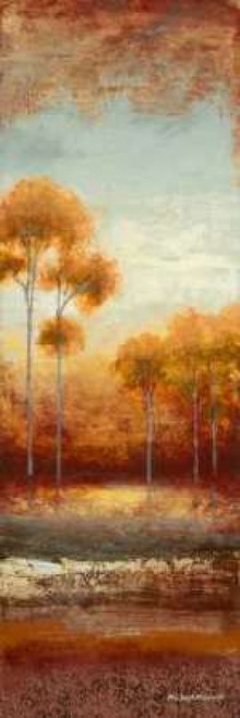 Glowing Red Trees I Poster Print by Michael Marcon - Item # VARPDX8944A