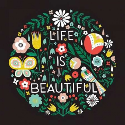 Life is Beautiful Sq Poster Print by Michael Mullan - Item # VARPDX20343