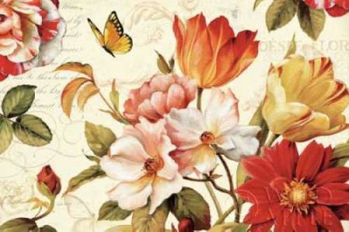 Poesie Florale III Poster Print by Lisa Audit - Item # VARPDX7809