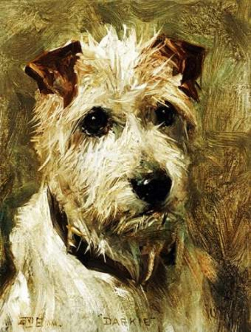 Portrait of a Terrier: Darkie Poster Print by  John Emms - Item # VARPDX264868