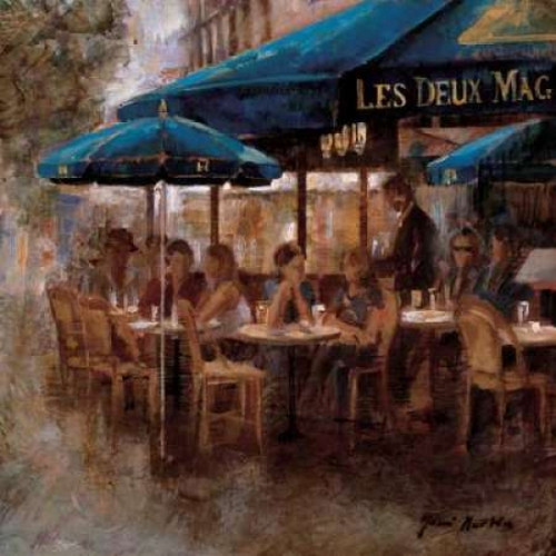 Les Deux Magots Poster Print by Noemi Martin