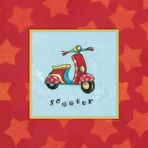 Scooter Poster Print by  Stephanie Marrott - Item # VARPDXSM2341