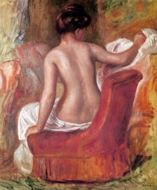 Nude In Chair Poster Print by  Pierre-Auguste Renoir - Item # VARPDX374147