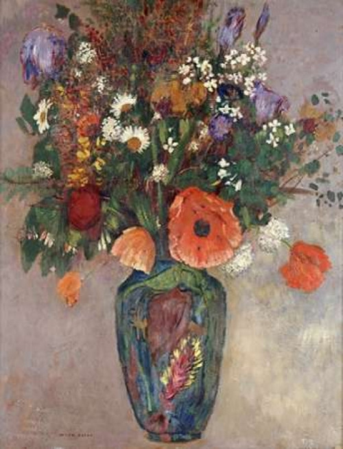 Bouquet of Flowers In a Vase Poster Print by  Odilion Redon - Item # VARPDX267079