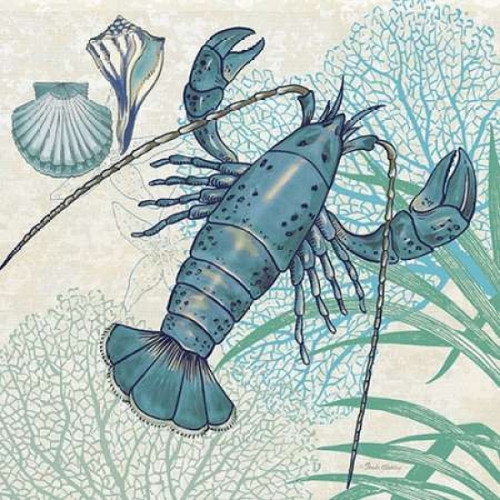 Oceana Indigo Sea Life I Poster Print by Pamela Gladding - Item # VARPDXRB9479PG