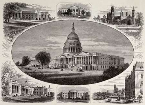 Public Buildings In Washington Poster Print by Unknown - Item # VARPDX281063