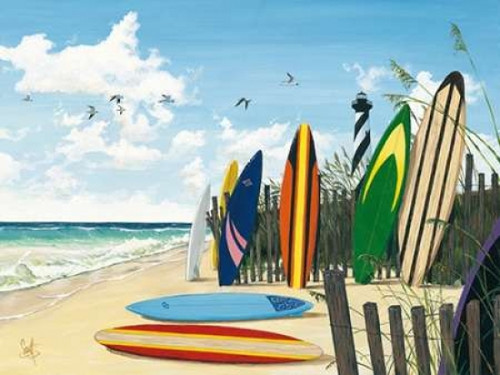 Surf Boards Poster Print by Scott Westmoreland - Item # VARPDXW675D