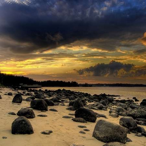 Rocks on Beach Poster Print by PhotoINC Studio - Item # VARPDXIN31396