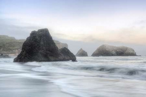 Crescent Beach Waves 1 Poster Print by Alan Blaustein - Item # VARPDXB3364D