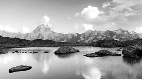 Mountain lake Poster Print by PhotoINC Studio - Item # VARPDXIN34052