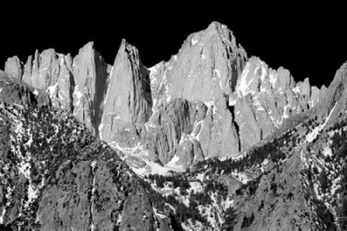 Mt. Whitney BW Poster Print by Douglas Taylor - Item # VARPDXPSTLR561