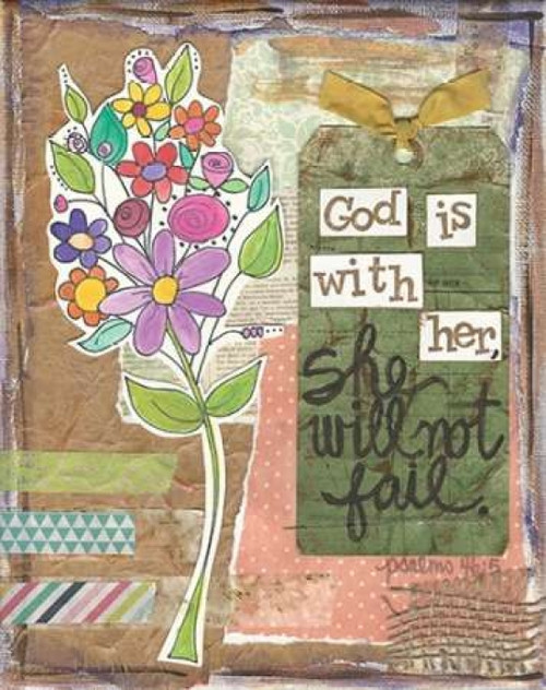 God Is With Her Poster Print by Monica Martin - Item # VARPDXMTN174
