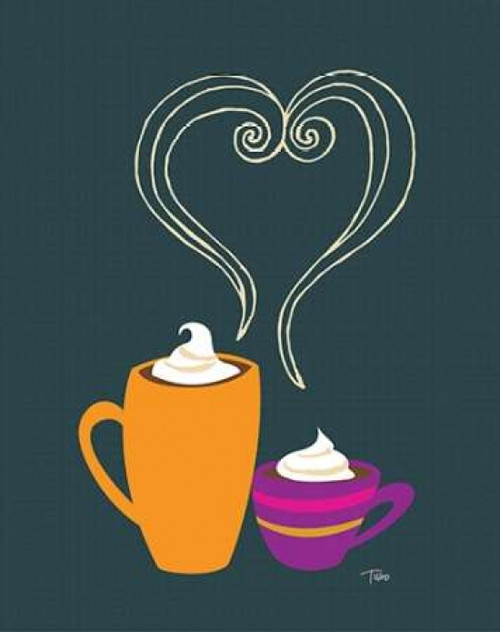 Latte Love Poster Print by Teresa Woo - Item # VARPDXWOO165