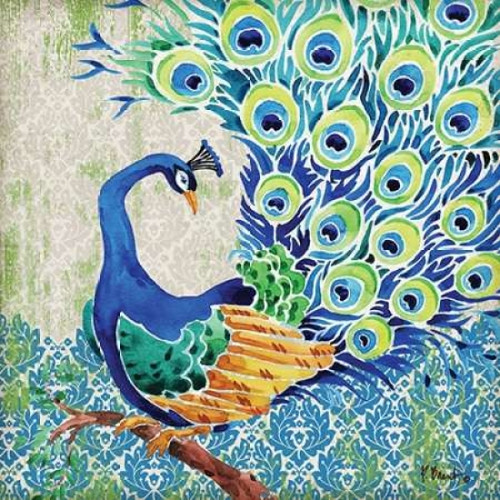 Patterned Peacock II Poster Print by Paul Brent - Item # VARPDXBNT1009