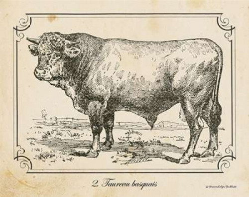 Farm Bull II Poster Print by Gwendolyn Babbitt - Item # VARPDXBAB084