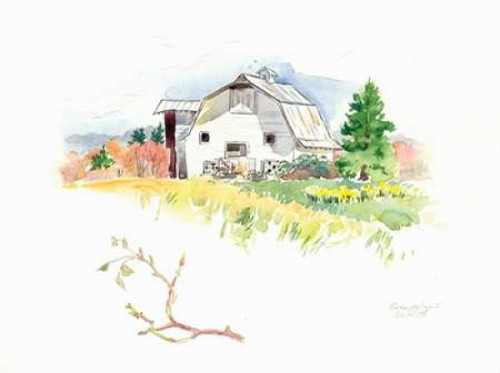 Rigefield Barn I Poster Print by Gwendolyn Babbitt - Item # VARPDXBAB143