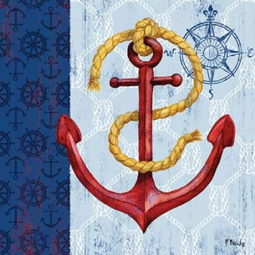 Montauk Anchor I Poster Print by Paul Brent