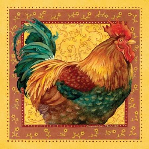 Country Rooster I Poster Print by Gwendolyn Babbitt - Item # VARPDXBAB343
