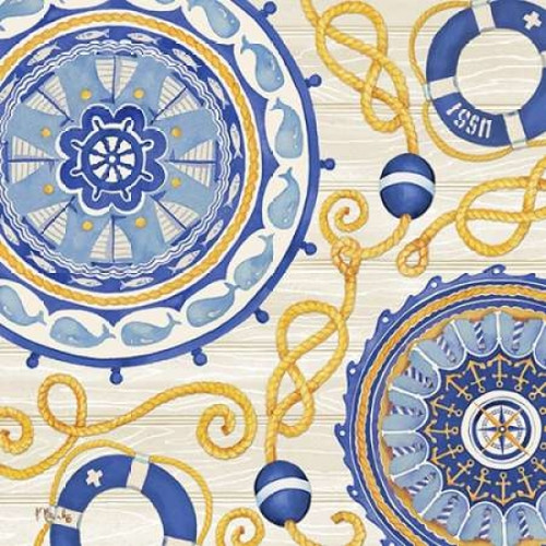 Nautical Suzani I Poster Print by Paul Brent - Item # VARPDXBNT666