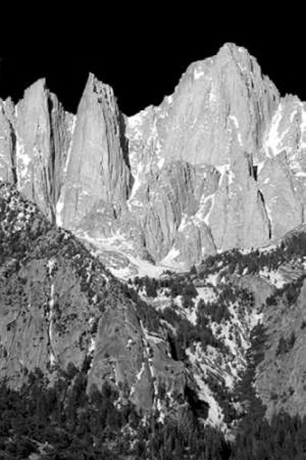 Morning on Mt. Whitney II BW Poster Print by Douglas Taylor - Item # VARPDXPSTLR560