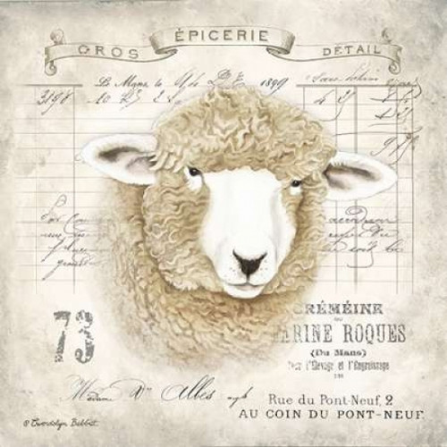 French Sheep Poster Print by Gwendolyn Babbitt - Item # VARPDXBAB391