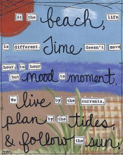 At The Beach Poster Print by Monica Martin - Item # VARPDXMTN147