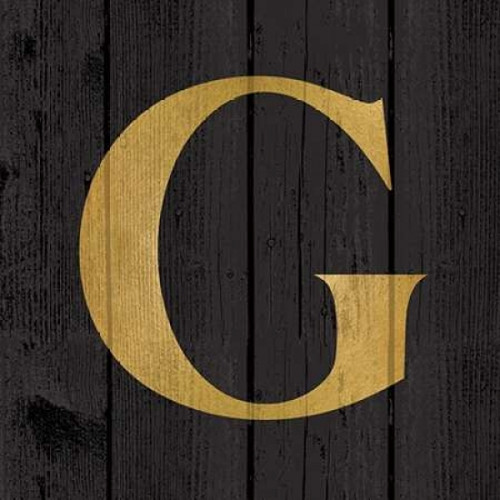 Gold Alphabet G Poster Print by N. Harbick - Item # VARPDXHRB351