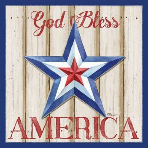Patriotic Barn Star II Poster Print by Paul Brent
