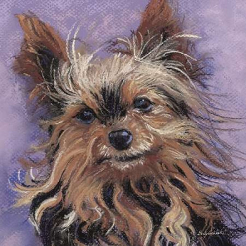 Teacup Yorkie Poster Print by Becky Golubski