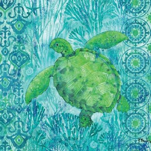 Turtle Batik Sq Poster Print by Paul Brent - Item # VARPDXBNT1043