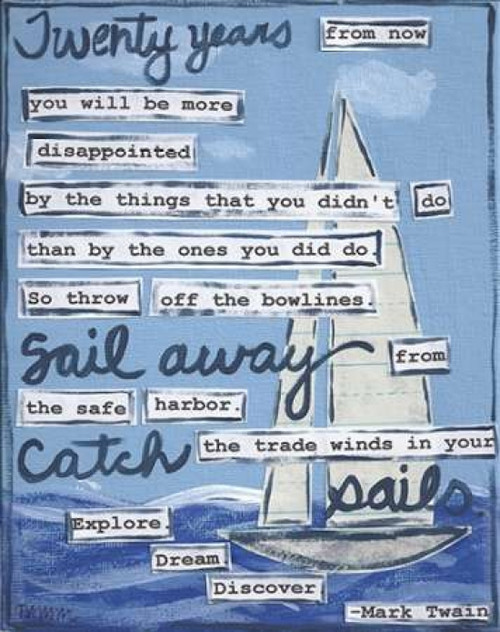 Sailing Poster Print by Monica Martin - Item # VARPDXMTN148