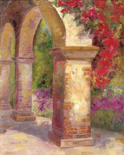 Pillar Adorned Poster Print by Carol Bailey