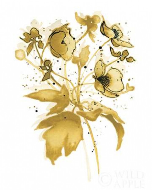 Celebration d Or II with Gray Poster Print by Shirley Novak - Item # VARPDX28180