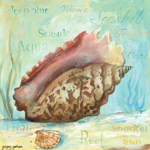 Marine Life Motif V Poster Print by Gregory Gorham - Item # VARPDXGOR517