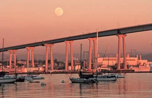 Moon and Bridge Poster Print by Lee Peterson - Item # VARPDXPSPSN306